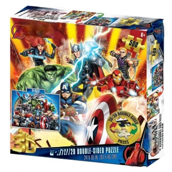 Çift Taraflı Puzzle 500 Parça
