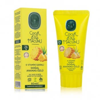 Çocuk Diş Macunu 60 ml Ananas