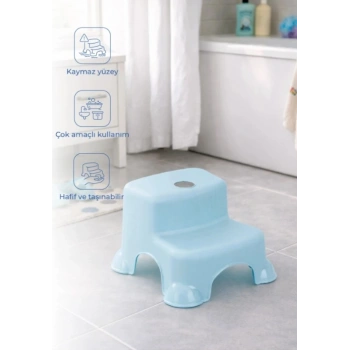 Çok Amaçlı Katlı Basamak 516 (Yeni) Soft Mavi