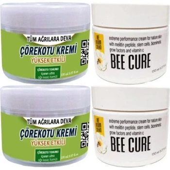 Çörek Otu Bakım Kremi 2X150 Ml+Bee Cure Krem 2X150 ml