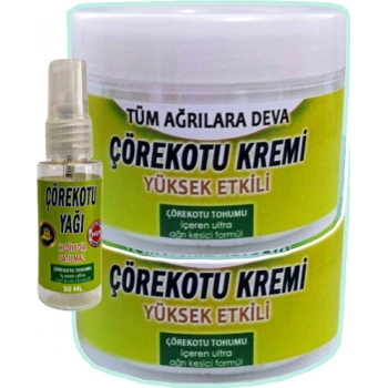 Çörek Otu Kremi 2 Adet 100 ml + 30 ml Çörek Otu Yağı