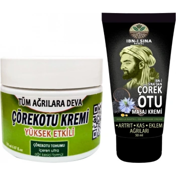 Çörek Otu Kremi Orta Boy 100 ml Krem + Ibn-I Sina Çörek Otu Kremi 50 ml