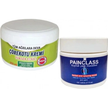 Çörek Otu Kremi Xl Boy 200 ml +150 ml Kuyruk Yağı Kremi Painclass