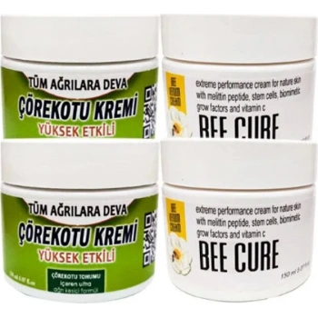 Çörek Otu Mesaj Kremi 2 x 100 ml - Bee Cure Krem 2 x 150 ml