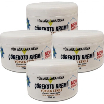 Corex Çörek Otu Kremi White Box 200 ml Kremi 4 Adet