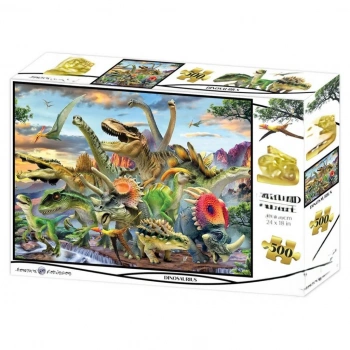 Dinozorlar 500 Parça Yetişkin Puzzle