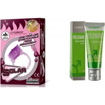 Doc Johnson Proloonging Krem + Solar Halka Set