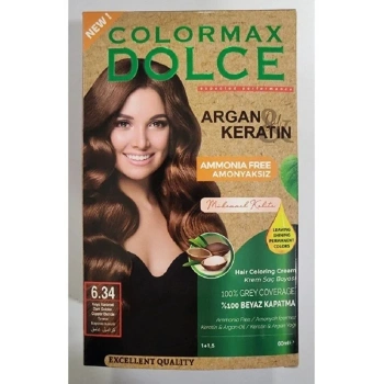 Dolce Amonyaksız, Doğal Set Boya - 6.34 Koyu Karamel