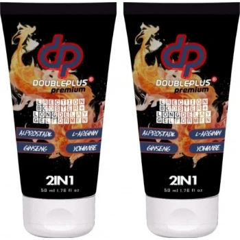 Doupleplus Erkekler Premium Masaj ve Bakım Jeli 50 ml x 2 Adet