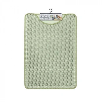 Duplex Elekli Kedi Kumu Paspası Yeşil 45x65 Cm