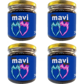 Efsanevi Mavi Macun 4 Kavanoz 240 gr Bay&bayan Çiftlere Özel Macun