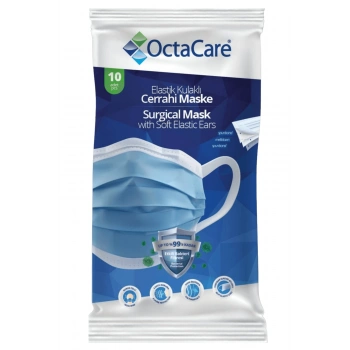 Elastik Kulaklı Cerrahi Maske - 10lu