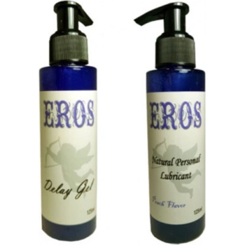 Eros 125ml Şeftali Aromalı  125ml Dlay Jel Erkeklere Özel Set