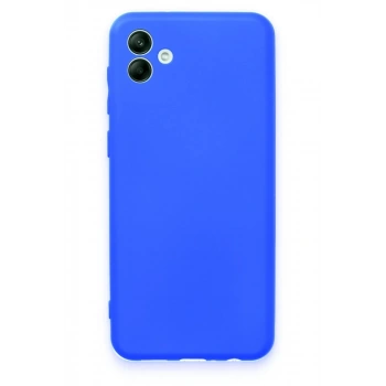 Samsung Galaxy A04 Kılıf First Silikon - Mavi