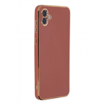 Samsung Galaxy A04 Kılıf Volet Silikon - Kırmızı
