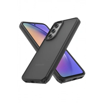 Samsung Galaxy A04S Kılıf Elegant Kapak - Siyah