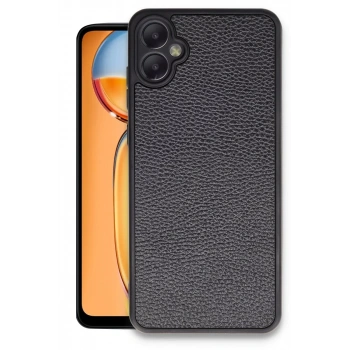 Samsung Galaxy A05 Kılıf Aras Deri Kapak - Siyah