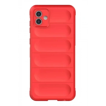 Samsung Galaxy A05 Kılıf Optimum Silikon - Kırmızı