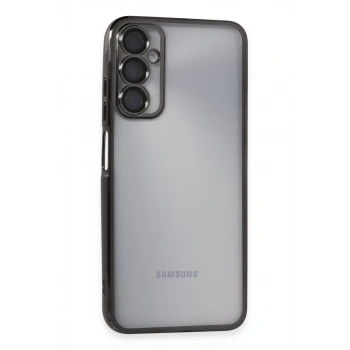 Samsung Galaxy A05S Kılıf Lensli Silikon - Siyah