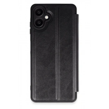Samsung Galaxy A06 Kılıf Flip Cover - Siyah