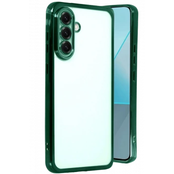 Samsung Galaxy A17 5G Lensli Silikon - Yeşil