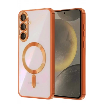 Samsung Galaxy A27 5G Kross Magneticsafe Kapak - Turuncu