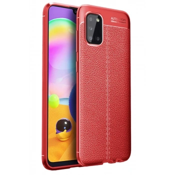 Samsung Galaxy A31 Kılıf Auto Focus Kapak - Kırmızı