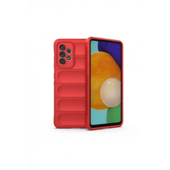 Samsung Galaxy A52 Kılıf Optimum Silikon - Kırmızı