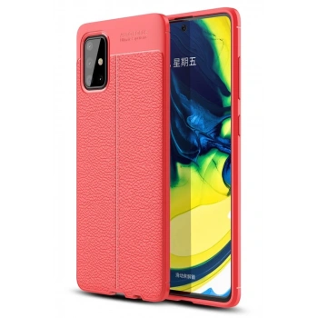 Samsung Galaxy A71 Kılıf Auto Focus Kapak - Kırmızı