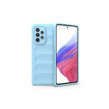 Samsung Galaxy A73 5G Kılıf Optimum Silikon - Sky Blue