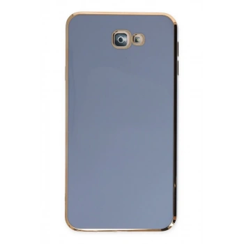 Samsung Galaxy J7 Prime Kılıf Volet Silikon - Mavi