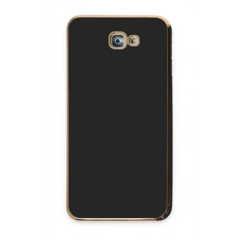 Samsung Galaxy J7 Prime Kılıf Volet Silikon - Siyah