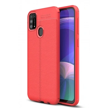 Samsung Galaxy M31 Kılıf Auto Focus Kapak - Kırmızı