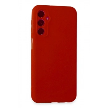 Samsung Galaxy M34 5G Kılıf First Silikon - Kırmızı