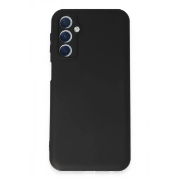Samsung Galaxy M34 5G Kılıf First Silikon - Siyah