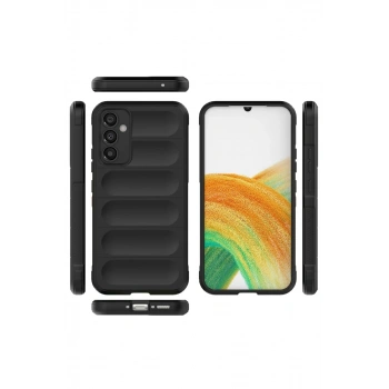 Samsung Galaxy M34 5G Kılıf Optimum Silikon - Siyah