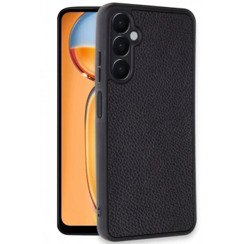 Samsung Galaxy S24 FE Kılıf Aras Deri Kapak - Siyah