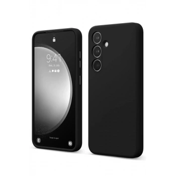Samsung Galaxy S24 FE Kılıf First Silikon - Siyah