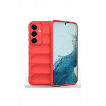 Samsung Galaxy S24 FE Kılıf Optimum Silikon - Kırmızı