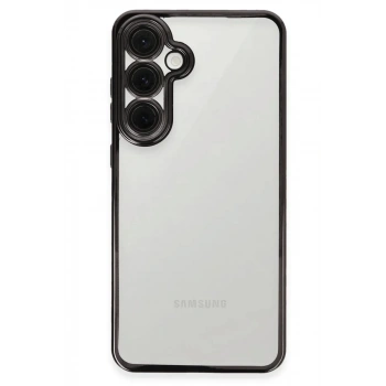 Samsung Galaxy S24 FE Kılıf Lensli Silikon - Siyah