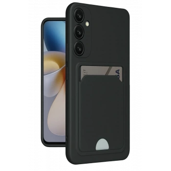 Samsung Galaxy S24 Plus Kelvin Kartvizitli Silikon - Siyah