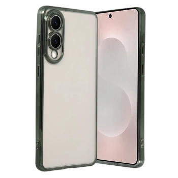 Samsung Galaxy S25 Edge Lensli Silikon - Yeşil