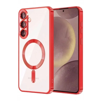 Samsung Galaxy S25 FE Kross Magneticsafe Kapak - Kırmızı