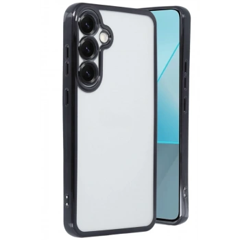 Samsung Galaxy S25 Kılıf Lensli Silikon - Siyah