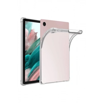 Samsung Galaxy Tab A9 Kılıf Anti Shock Tablet Silikon - Şeffaf