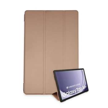 Samsung Galaxy Tab A9 Plus Kılıf Tablet Smart Kılıf - Rose Gold
