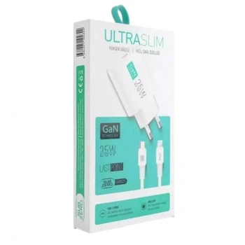GAN 25 ULTRA SLIM IPHONE SARJ 1 Adet