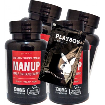 Garsani Man Up Soft Gel Formunda 30lu x 4 adet + Jel