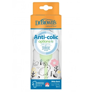 Geniş Ağız PP Antikolik Options Biberon 150 ml Kız