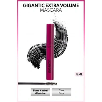 Gigantic Ekstra Hacim Veren Siyah Maskara